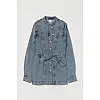 Куртка джинсовая H&M XS голубой 31038337760
