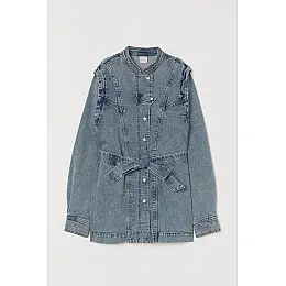 Куртка джинсовая H&M XS голубой 31038337760
