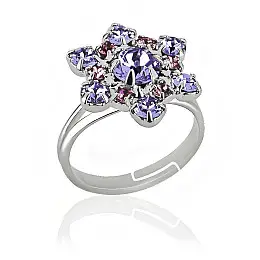 Кольцо KOBI Virginie со вставками Swarovski Регулируемый/Безразмерное (7470-0633-03-32)