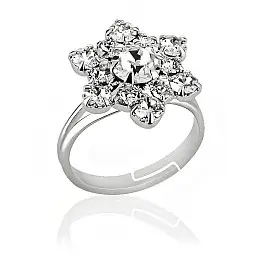 Кольцо KOBI Virginie со вставками Swarovski Регулируемый/Безразмерное (7470-0633-02-32)