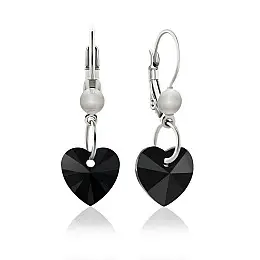 Серьги KOBI Heart Small 10*10 мм со Swarovski (7440-0129-96-32)