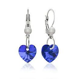 Серьги KOBI Heart Small 10*10 мм со Swarovski (7440-0129-202-32)