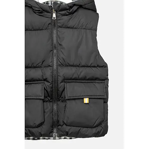 Жилет утепленный для мальчика No Brand 110 см Черный ЦБ-00222273 (SKT000914698)