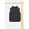 Утеплений жилет для дівчинки No Brand 128 см Чорний ЦБ-00242804 (SKT000965839)