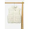 Утеплений жилет для дівчинки No Brand 104 см Молочний ЦБ-00242845 (SKT000965924)