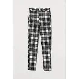 Джеггинсы женские H&M 8977303 38 бело-черный (2030000214310)