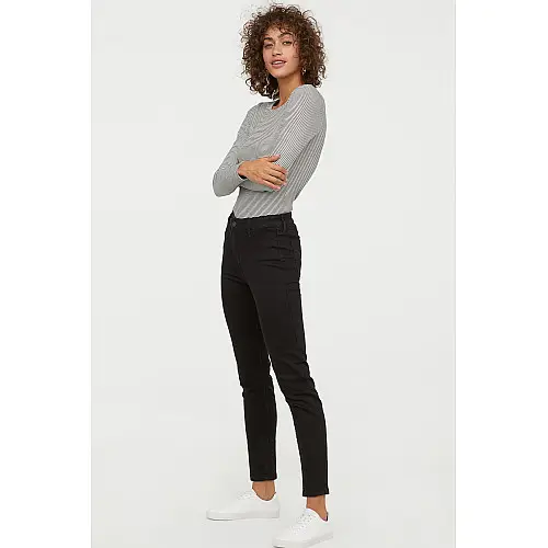 Джеггинсы женские H&M 3992568 26 Черный (2000000891033)