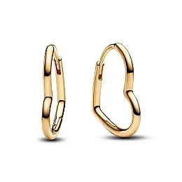 Сережки No Brand з асиметричними серцями 268307C00
