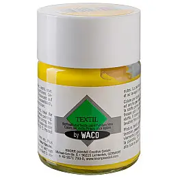 Краска текстильна акрилова Waco для тканини Жовта 219008748