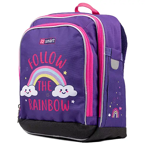 Рюкзак шкільний SMART H-55 Follow the rainbow фіолетовий (558039)