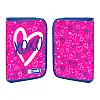 Пенал твердий Smart одинарний з клапаном HP-03 Hearts (533278)