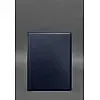 Кожаная папка для документов на подпись темно-синяя BlankNote