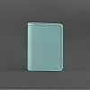 Женский кожаный кард-кейс (визитница) 6.0 бирюзовый BlankNote