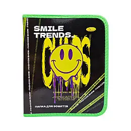 Папка для тетрадей В5 Апельсин ПШ-01 на молнии Smile