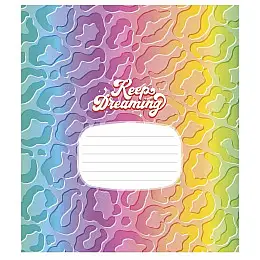 Тетрадь ученическая "Crazy rainbow" Школярик 024-3217L-1 в линию 24 листов