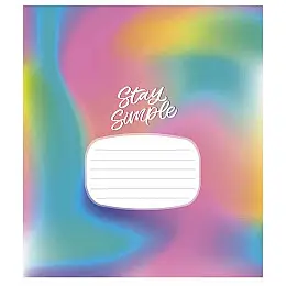 Тетрадь ученическая "Crazy rainbow" Школярик 024-3217L-2 в линию 24 листов