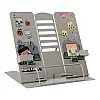 Подставка для книг с дополнительными фиксаторами YES Minecraft металл (470516)