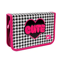 Пенал твердый YES одинарный без клапана HP-02 Cute (533560)