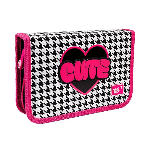 Пенал твердый YES одинарный без клапана HP-02 Cute (533560)