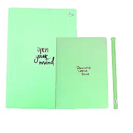 Набір блокнотів 4Profi Title note green 64 аркуші А5 В6 + ручка