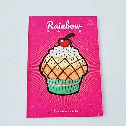 Блокнот 4Profi Artbook Rainbow Cake рожевий 48 листів формат А5 901197