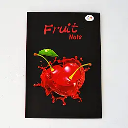Блокнот 4Profi Frutti note бордовий 40 листів А5 900145