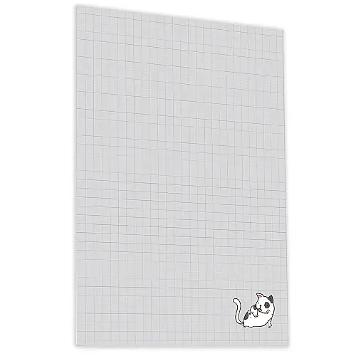 Блокнот 4Profi Kitty note сірий 40 листів В6 50605