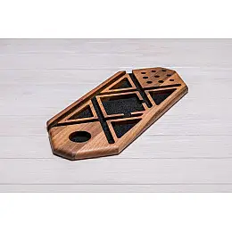 Деревянный держатель на рабочий стол ecoWalnut Суккулент 415x176x18 мм