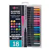 Набір маркерів акварельних Santi Brush Pen 18 кольорів двосторонні (390999)