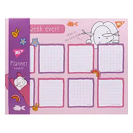 Планинг YES настольный годовой Hey Helly 34,5х27см 52 листа (252406)
