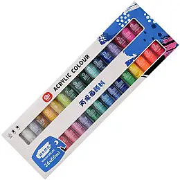 Преміум-набір художніх акрилових фарб Art Rangers Acryliс Colour 36 кольорів по 60 мл