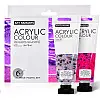 Художні акрилові фарби з блискітками Art Rangers Acrylic glitter 6 кольорів по 75 мл