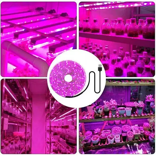 Фитолента для растений CNV 120 LED IP65 2м USB 5В