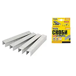 Скобы каленые 12 мм 1000 шт MASTERTOOL GM (41-0312)