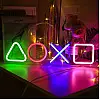 Настінний неоновий світильник нічник вивіска Angel PlayStation 42*13 см