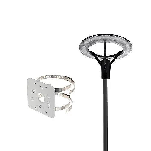 Комплект светильник светодиодный парковый Lightwell LW-GL-50S/столб парковый серый 4м/кронштейн Dahua PFA152-E