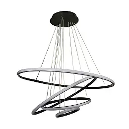 Потолкова LED люстра Sunlight 6026/2+4+6+8 чорний