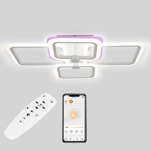 Потолкова LED люстра Sunlight 5667/2+2 R білий
