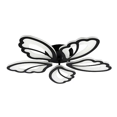 Потолкова LED люстра Sunlight L77045/5 чорний