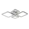 Потолкова LED люстра Sunlight 5631/2+2 хром
