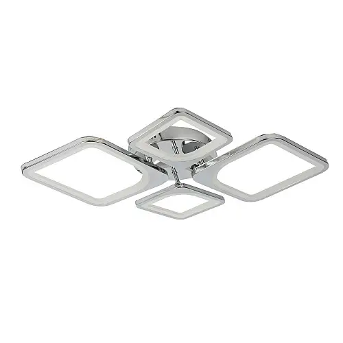 Потолкова LED люстра Sunlight 5631/2+2 хром