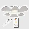 Потолкова LED люстра Sunlight 5889/3+3 Білий