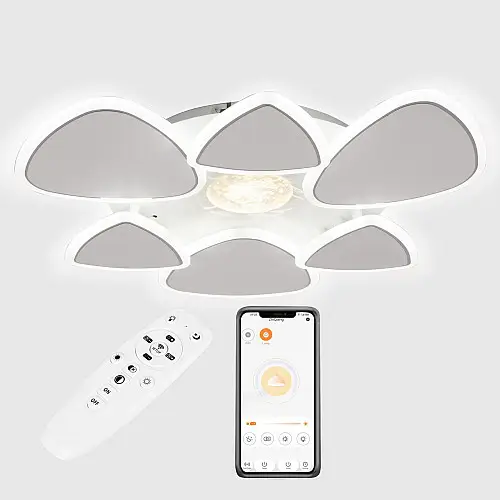 Потолкова LED люстра Sunlight 5889/3+3 Білий