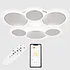 Потолкова люстра LED Sunlight 5890/3+3 Білий