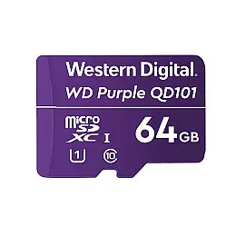 Карта пам'яті Western Digital MICRO SDXC 64GB UHS-I WDD064G1P0C WDC спеціалізована для відеоспостереження