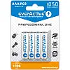 Аккумулятор everActive AAA/HR03 Ni-MH 1050mAh BL 4шт