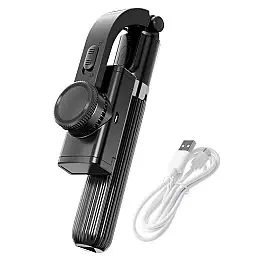 Стедикам Gimbal Stabilizer L08S стабілізатор для телефону–автоматичний складний з Bluetooth підключенням і пультом ДУ Чорний