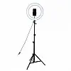 Студийная 360° светодиодная LED лампа со штативом и зеркалом XPRO LIVE LIGHT A3649