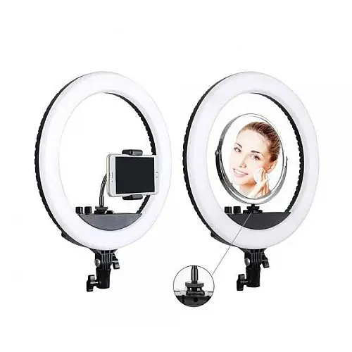 Студийная 360° светодиодная LED лампа со штативом с держателем для телефона XPRO LIVE LIGHT SMN-12