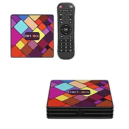 Смарт приставка (Smart TV) медіаплеєр Andorid 9.0 з Bluetooth та дисплеєм XPROCAST HK1 4GB/32GB